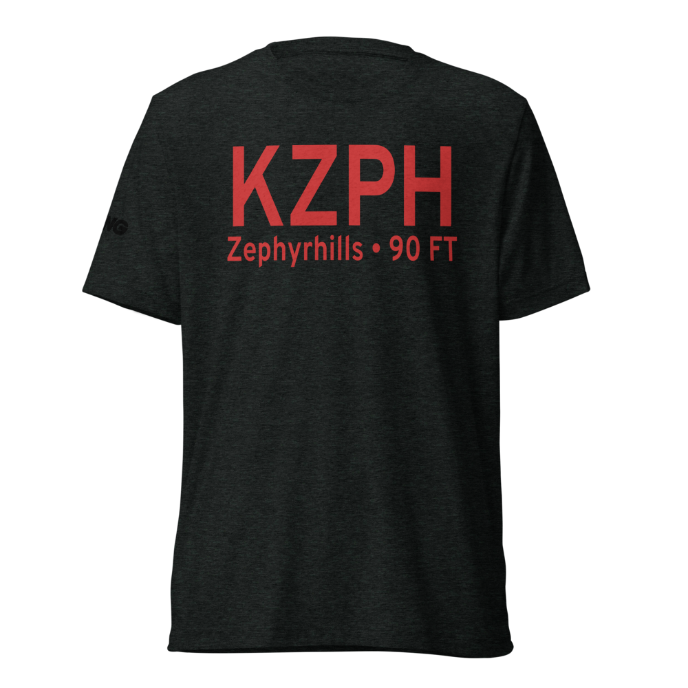 Zephyrhills Municipal Airport (KZPH) ICAO Tri-blend T-Shirt 