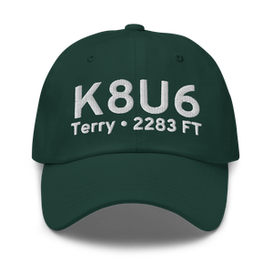 Terry Airport (K8U6) ICAO Hat