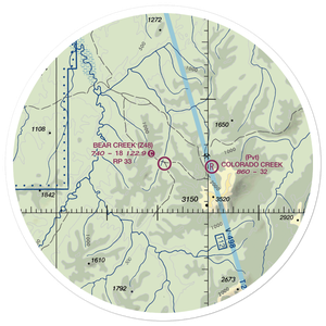 Bear Creek 3 Airport (Z48) VFR Sectional Sticker (30 mile)