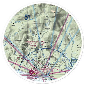 Engstrom Field (Z47) VFR Sectional Sticker (30 mile)