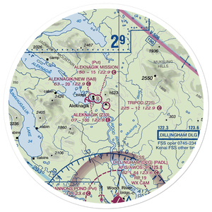Tripod Airport (Z25) VFR Sectional Sticker (30 mile)