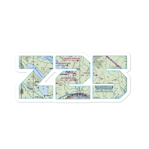 Tripod Airport (Z25) VFR Sectional Sticker