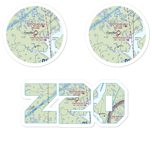 Tuntutuliak Seaplane Base (Z20) VFR Sectional Sticker Pack