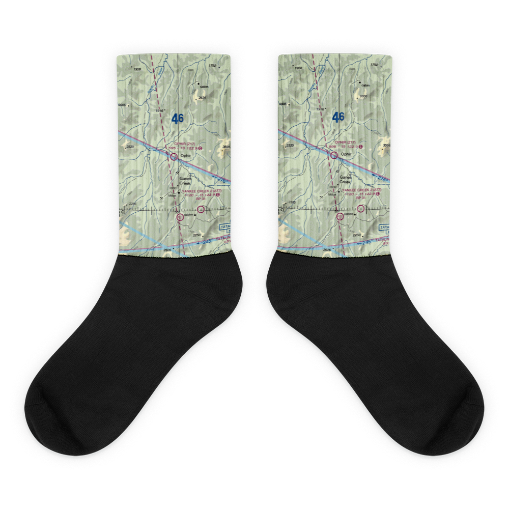 Ophir Airport (Z17) VFR Sectional Socks 