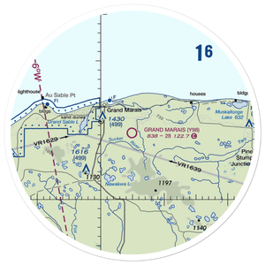 Grand Marais Airport (Y98) VFR Sectional Sticker (30 mile)