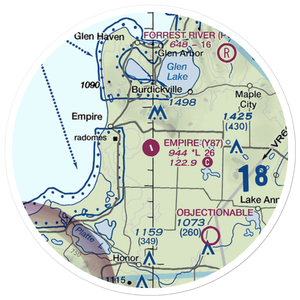 Empire Airport (Y87) VFR Sectional Sticker (20 mile)