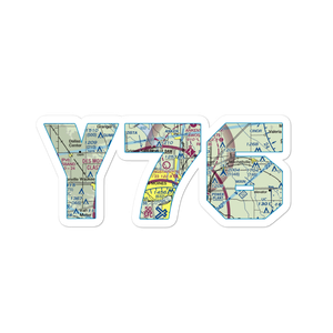 Morningstar Field (Y76) VFR Sectional Sticker