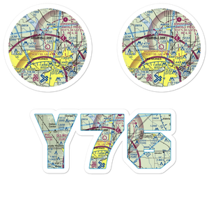 Morningstar Field (Y76) VFR Sectional Sticker Pack