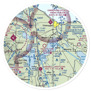 Pbeaaye Airport (Y30) VFR Sectional Sticker (30 mile)