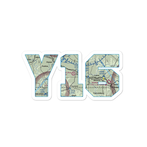 Dale Delight Airport (Y16) VFR Sectional Sticker