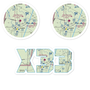 Doniphan Municipal Airport (X33) VFR Sectional Sticker Pack