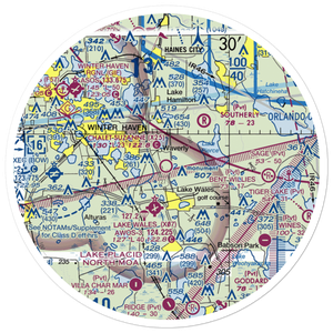 Chalet Suzanne Air Strip (X25) VFR Sectional Sticker (30 mile)