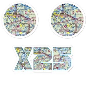 Chalet Suzanne Air Strip (X25) VFR Sectional Sticker Pack
