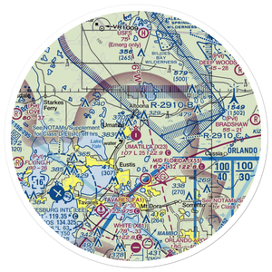 Umatilla Municipal Airport (X23) VFR Sectional Sticker (30 mile)