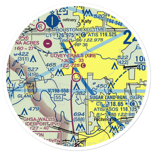 Covey Trails Airport (X09) VFR Sectional Sticker (20 mile)