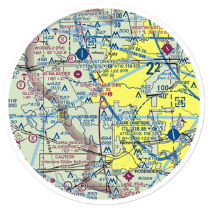 Covey Trails Airport (X09) VFR Sectional Sticker (30 mile)