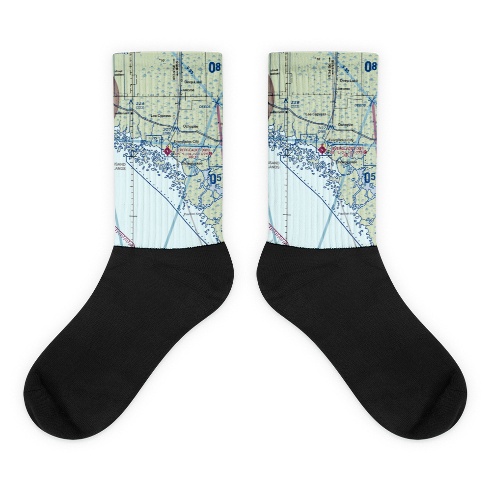 Everglades Airpark (X01) VFR Sectional Socks 
