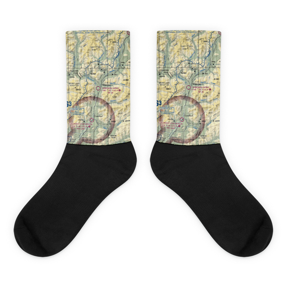 Wiseman Airport (WSM) VFR Sectional Socks 