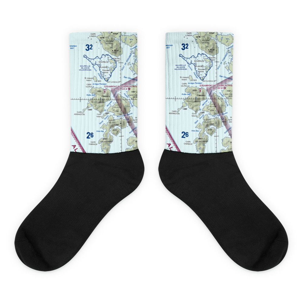 Steamboat Bay Seaplane Base (WSB) VFR Sectional Socks 