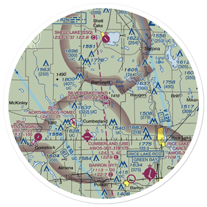 Silver Lake Seaplane Base (WN2) VFR Sectional Sticker (30 mile)