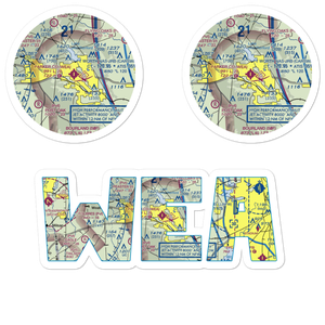Parker County Airport (WEA) VFR Sectional Sticker Pack