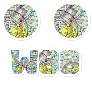 Air Harbor Airport (W88) VFR Sectional Sticker Pack