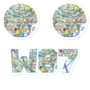 Wickenheiser Airport (W87) VFR Sectional Sticker Pack