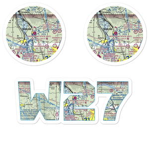 Woodland State Airport (W27) VFR Sectional Sticker Pack