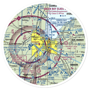 Foxair Seaplane Base (W26) VFR Sectional Sticker (30 mile)