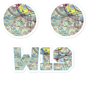 Verona Airport (W19) VFR Sectional Sticker Pack