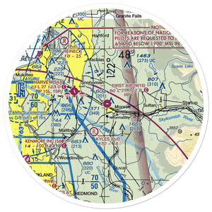 Firstair Field (W16) VFR Sectional Sticker (30 mile)