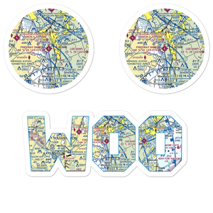 Freeway Airport (W00) VFR Sectional Sticker Pack