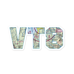 Shelburne Airport (VT8) VFR Sectional Sticker