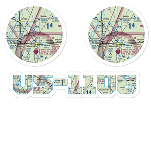 Lake Shafer Seaplane Base (I00) VFR Sectional Sticker Pack