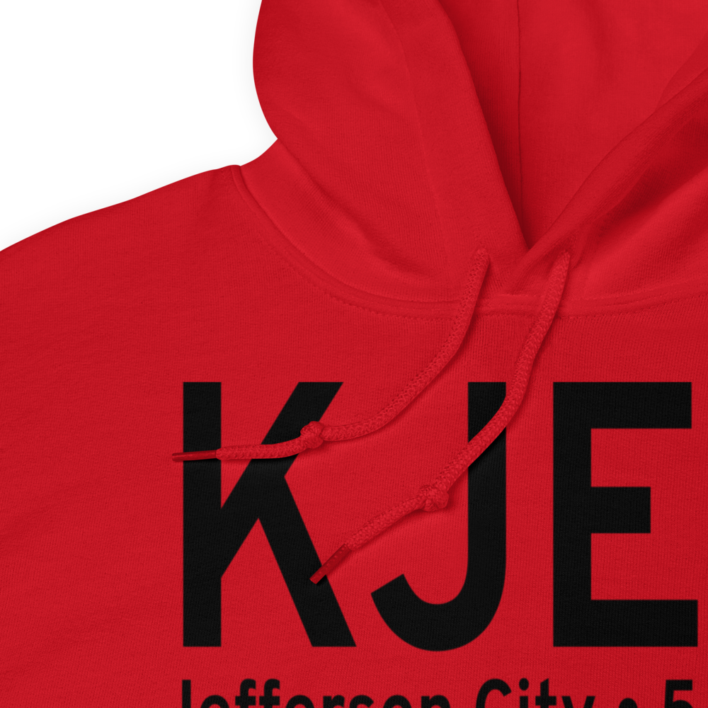 Jefferson City Memorial Airport (KJEF) ICAO Hoodie Sweatshirt 