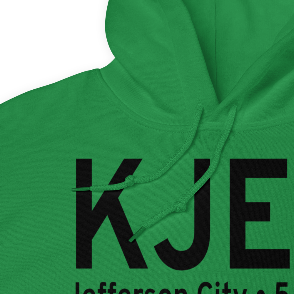 Jefferson City Memorial Airport (KJEF) ICAO Hoodie Sweatshirt 