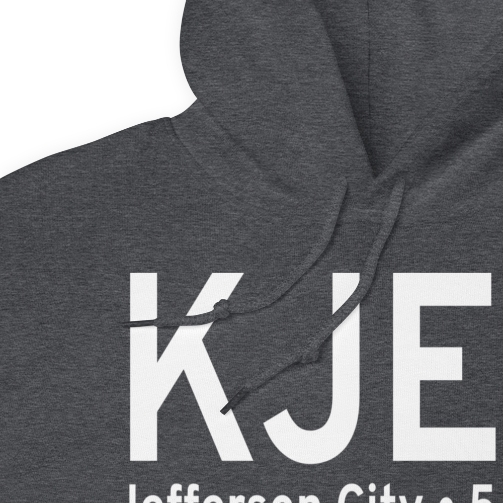Jefferson City Memorial Airport (KJEF) ICAO Hoodie Sweatshirt 