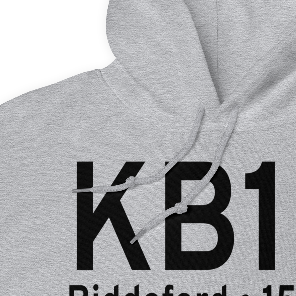 Biddeford Municipal Airport (KB19) ICAO Hoodie Sweatshirt 