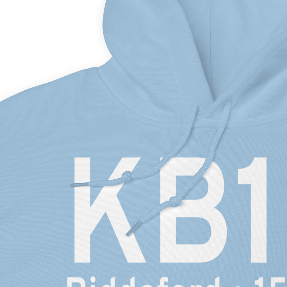 Biddeford Municipal Airport (KB19) ICAO Hoodie Sweatshirt 