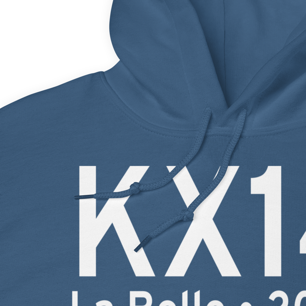 La Belle Municipal Airport (KX14) ICAO Hoodie Sweatshirt 