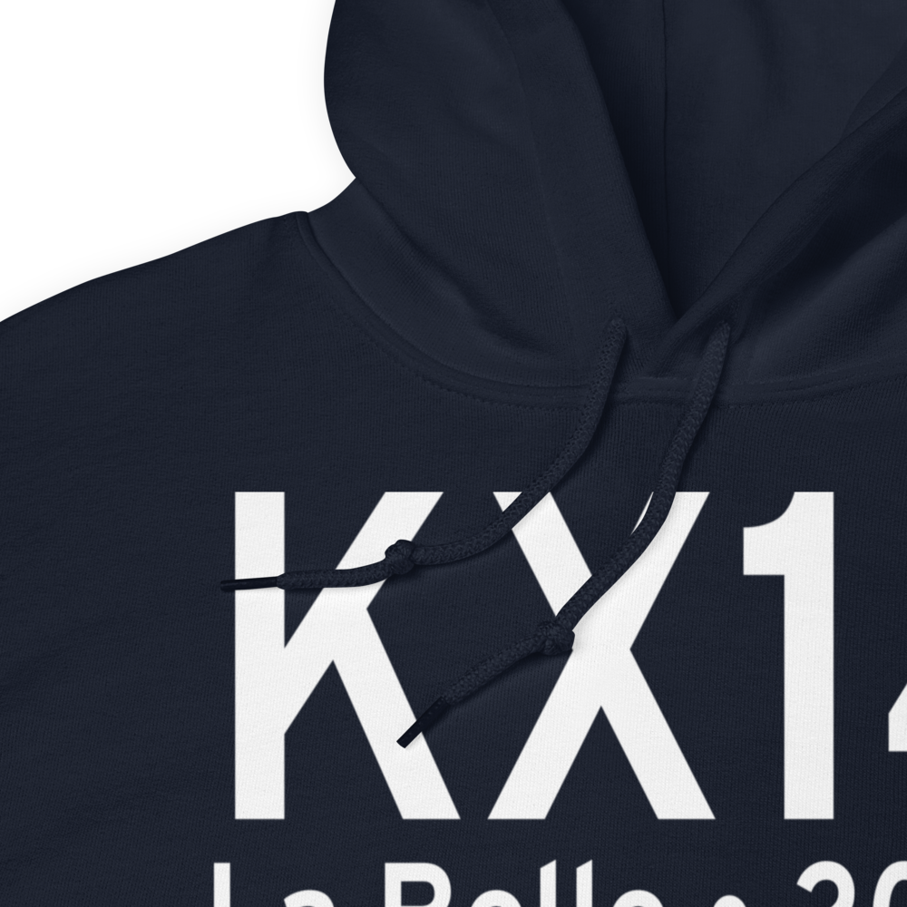 La Belle Municipal Airport (KX14) ICAO Hoodie Sweatshirt 