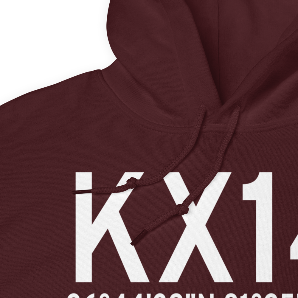 La Belle Municipal Airport (KX14) ICAO Hoodie Sweatshirt 