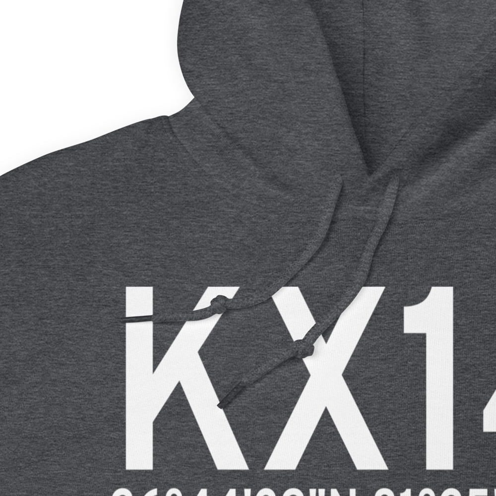 La Belle Municipal Airport (KX14) ICAO Hoodie Sweatshirt 