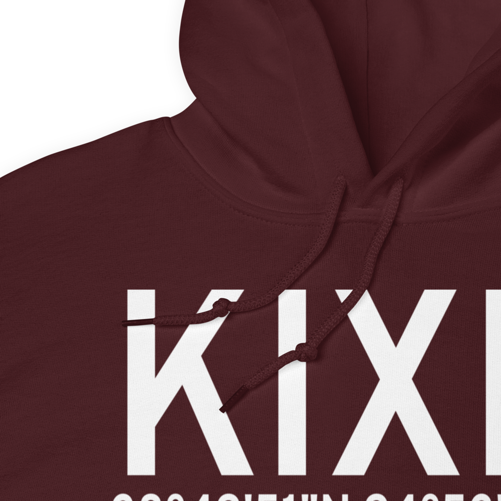 New Century Aircenter Airport (KIXD) ICAO Hoodie Sweatshirt 