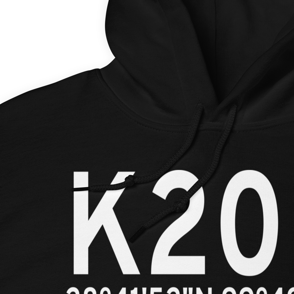 Crystal City Municipal Airport (K20R) ICAO Hoodie Sweatshirt 