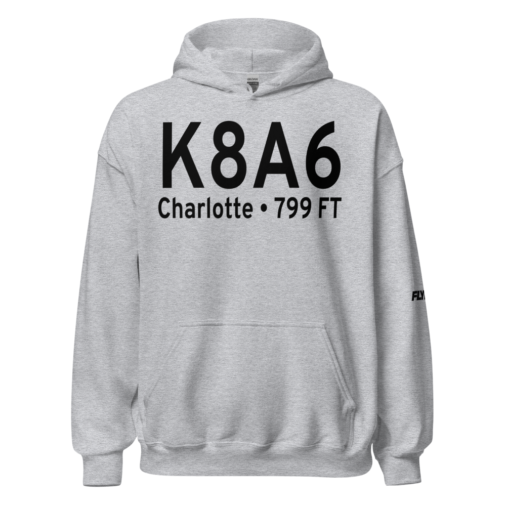 Wilgrove Air Park (K8A6) ICAO Hoodie Sweatshirt 