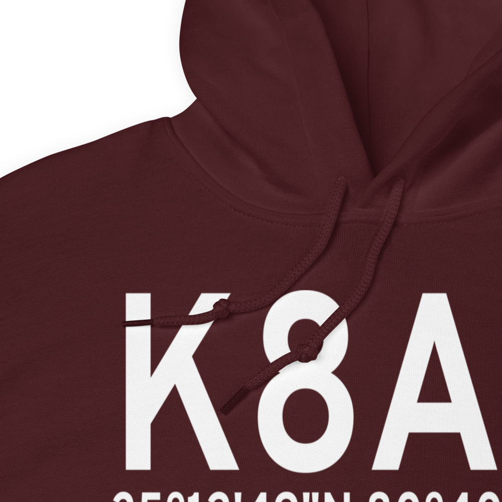 Wilgrove Air Park (K8A6) ICAO Hoodie Sweatshirt 