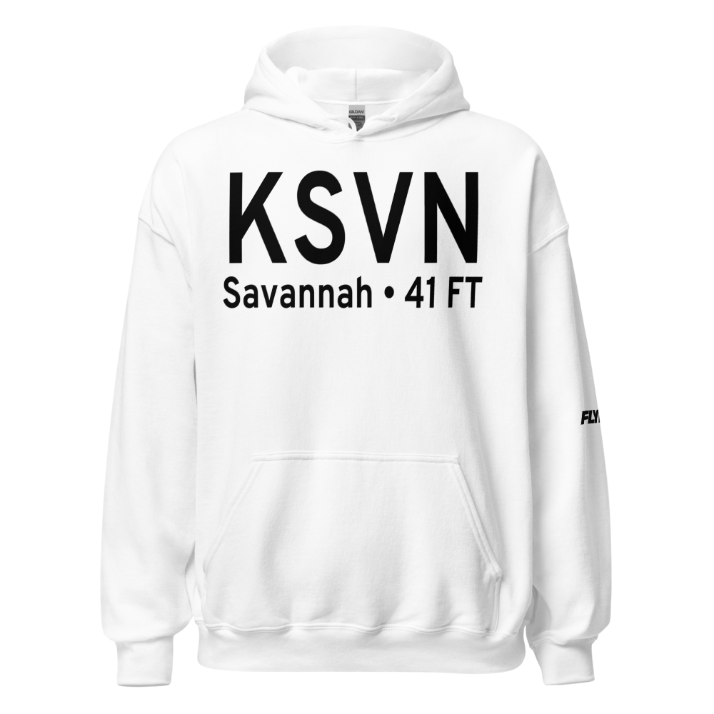 Hunter Army Air Field (KSVN) ICAO Hoodie Sweatshirt 