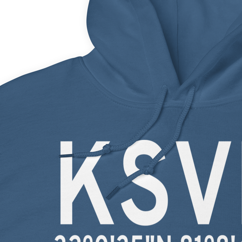 Hunter Army Air Field (KSVN) ICAO Hoodie Sweatshirt 