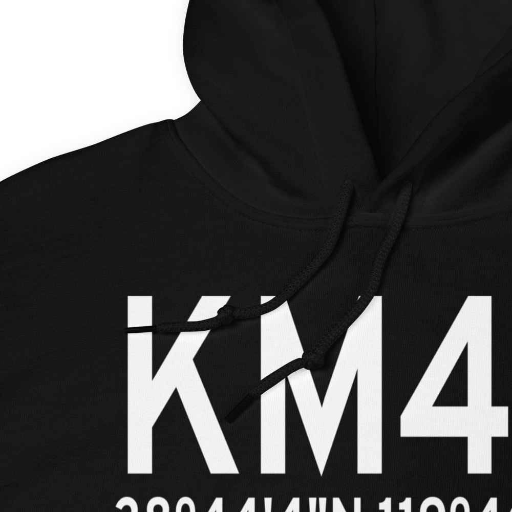 Alpine County Airport (KM45) ICAO Hoodie Sweatshirt 